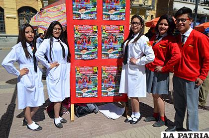 Estudiantes del Colegio Alemán invitan a la Feria Nacional del Libro