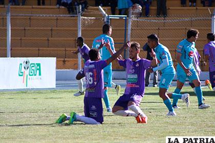 Leaños anotó el segundo que fue el del triunfo de Real Potosí /marka-registrada