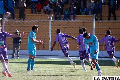 Augusto Andaveris anotó el primer gol de los locales /marka-registrada