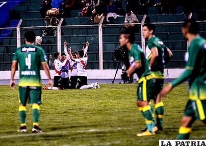 Nacional Potosí que ganó 3-1 en la ida visita el martes a Sport Huancayo /APG