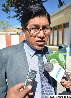 Franz Ochoa, fiscal departamental de Oruro