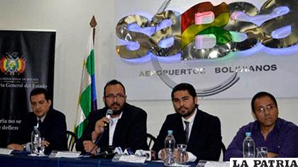 Conferencia de prensa sobre Sabsa /ERBOL