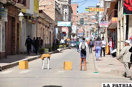 El paro cívico fue calificado de contundente por parte del Comité Cívico de Oruro
