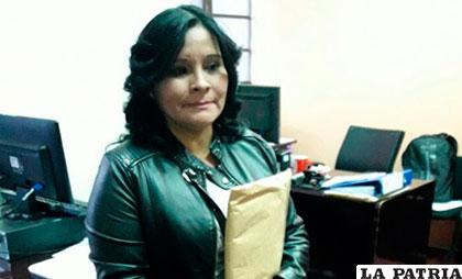 Loida Iriarte, es abogada y jueza en materia civil policial /ANF