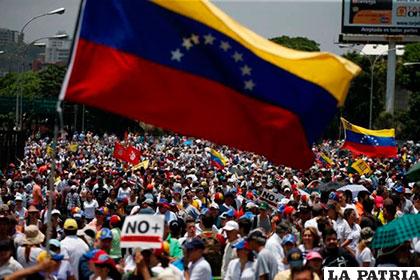 Las protestas son el pan de cada día en Venezuela