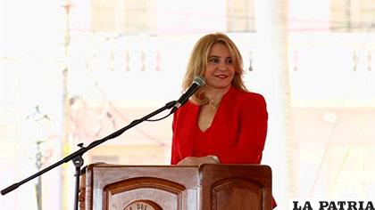 La ministra de la Mujer de Paraguay, Ana María Baiardi /holaciudad.com