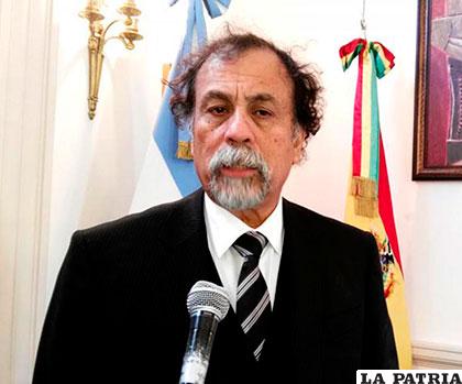 Normando Álvarez, embajador de Argentina en Bolivia /ELDIARIO.NET