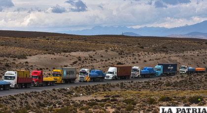 Chile perjudica en la libre transitabilidad al transporte pesado boliviano /APG