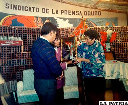 Estuvo muy ligada al Sindicato de Trabajadores de la Prensa de Oruro