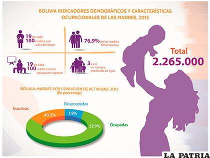 Gráfico muestra desarrollo de la maternidad en el país /INE