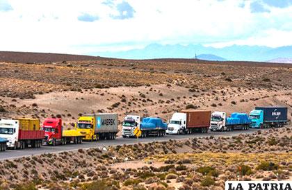 Cientos de camiones varados en frontera con Chile /prensalatina.com