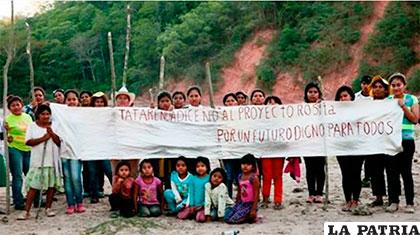 Comunidades se oponen a la ejecución de la hidroeléctrica
