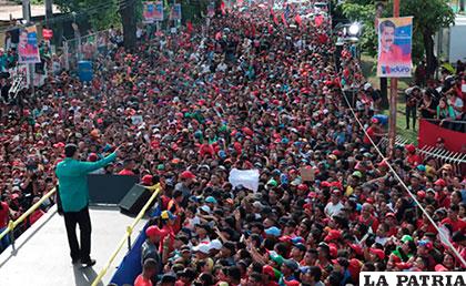 El Chavismo convocó a una movilización en el centro y oeste de Caracas