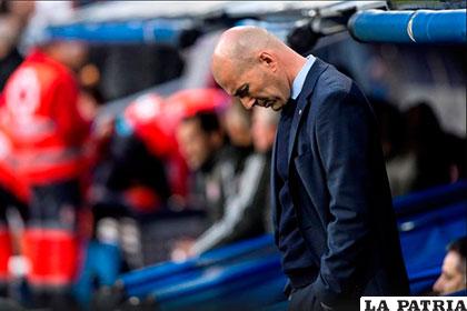 Zinedine Zidane entrenador del Real Madrid