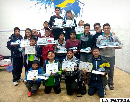 Los deportistas orureños que destacaron en el segundo torneo municipal