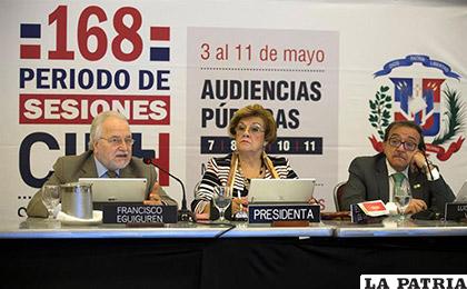 Los representantes de la sociedad civil de la región ante la Comisión Interamericana de los Derechos Humanos (Cidh) /LaPatilla.com