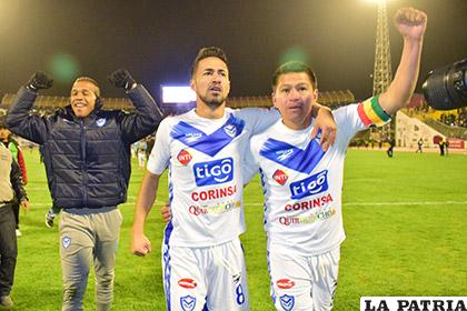 Reinoso, Ramallo y Saucedo celebran la clasificación a la semifinal