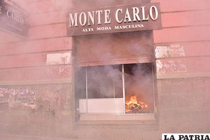 Monte Carlo es el negocio más afectado por el incendio