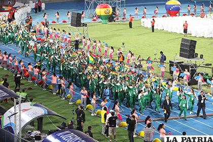 La delegación boliviana es la más numerosa en estos Juegos Suramericanos /APG