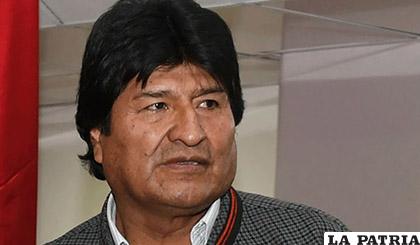El Presidente del Estado, Evo Morales /ABI