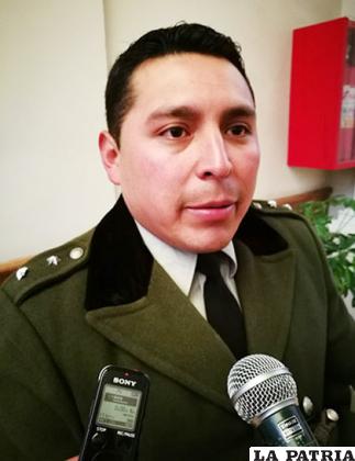 El nuevo jefe de Defensa al Consumidor, teniente Wilder Alcalá