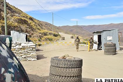 Se instalaron puestos militares para resguardar el Posokoni/LA PATRIA