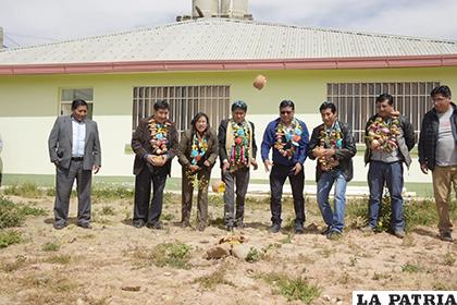 Ch´alla en el sector dónde se realizará la ampliación/GAMO