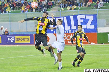 En la ida, empataron 1-1 en Oruro el 25/02/2019 /Reynaldo Bellota - LA PATRIA