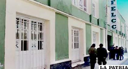 Oficinas de la Fuerza Especial de Lucha Contra el Crimen (Felcc), donde se presentó la denuncia /LA PATRIA/ARCHIVO