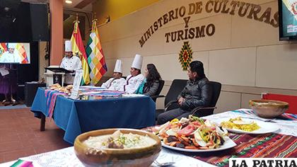 Comida boliviana será degustada en México /MCyT
