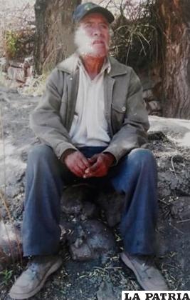 Pedro Quispe Arequipa de 72 años /LA PATRIA