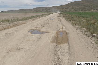 El mantenimiento de este caminó costará más de 400 mil bolivianos /LA PATRIA