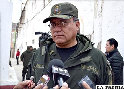 El coronel José Pizarro Montaño se irá a La Paz /LA PATRIA