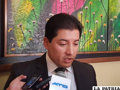 Exadministrador de la CNS regional Oruro, Nithze Prado /LA PATRIA