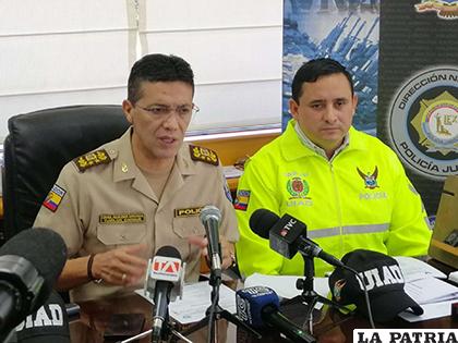 Según la policía ecuatoriana los operativos se realizaron en las provincias de Manabí, Santo Domingo de los Tsáchilas y El Oro /La Hora