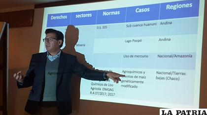 Marco Gandarillas, investigador del Cedib /ANF