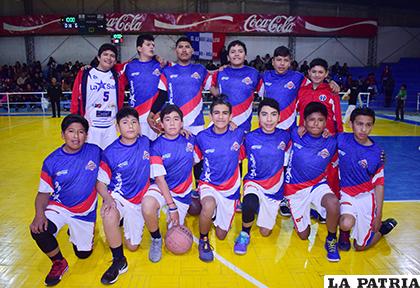 El cuadro de La Salle por fin pudo vencer a Alemán en el actual torneo /Reynaldo Bellota/LA PATRIA