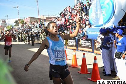 Fernández tuvo destacadas participaciones en la gestión 2018 
/atletismobolivia.com