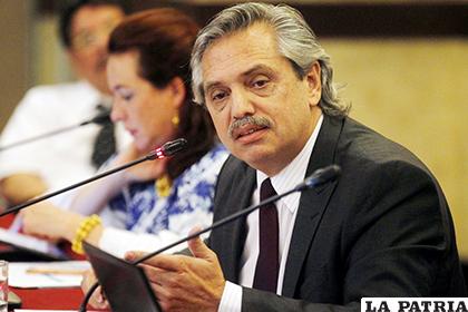 El precandidato presidencial argentino Alberto Fernández /andaluciainformacion.es