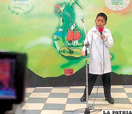 Niños podrán demostrar su talento en concurso de declamación y canto /RIKJCHARY LLAJTA