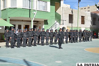 Los uniformados de los distintos departamentos del país /LA PATRIA