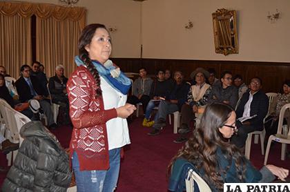 Los agentes culturales de Oruro asistieron a la capacitación /LA PATRIA