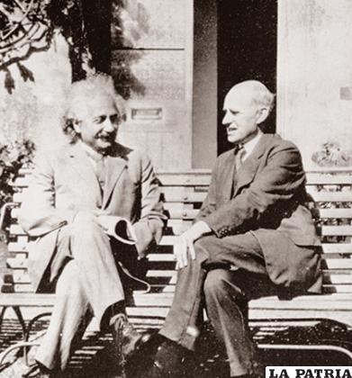 Einstein con el científico inglés Eddington /SCIENCE PHOTO LIBRARY