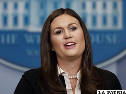 La portavoz de la Casa Blanca, Sarah Huckabee Sanders /businessinsider.com