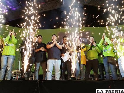 Lanzamiento de la primera Liga VIVA E-sports, en el campo ferial Chuquiago Marka /VIVA