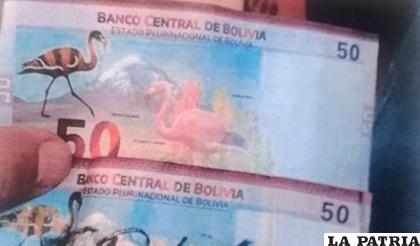 Imagen del billete que circula por las redes sociales /RRSS