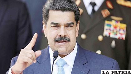 Nicolás Maduro durante una rueda de prensa en el Palacio de Miraflores /REUTER
