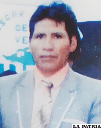 Franz Joel Cama Mamani de 40 años 
/LA PATRIA
