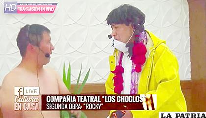 El Rocky estuvo presente junto a 