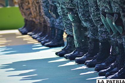 Los uniformados pertenecerían al Comando Departamental de Oruro /LA PATRIA
